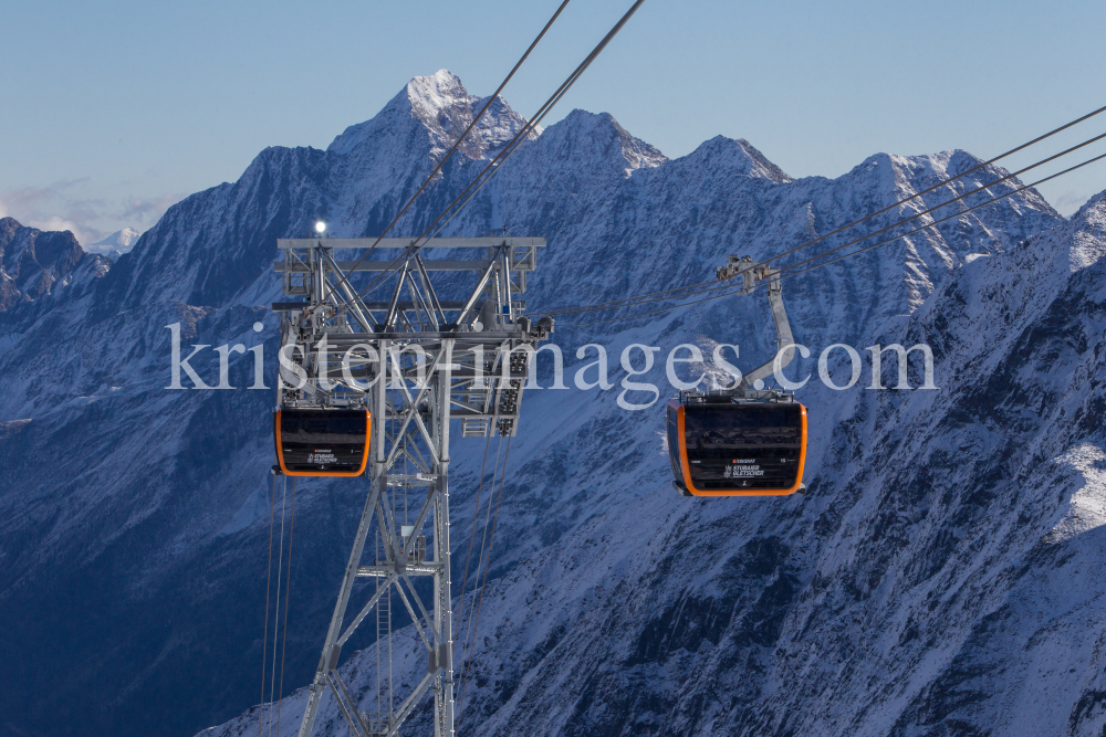 Stubaier Gletscher, Stubaital, Tirol, Austria / 3S Eisgratbahn by kristen-images.com