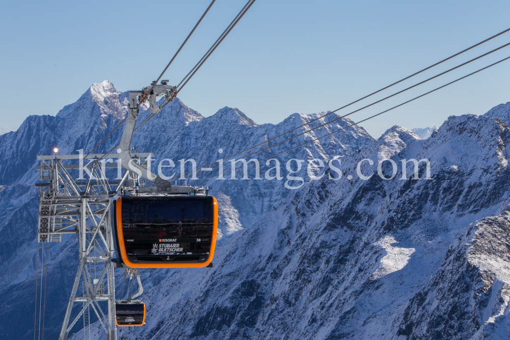 Stubaier Gletscher, Stubaital, Tirol, Austria / 3S Eisgratbahn by kristen-images.com