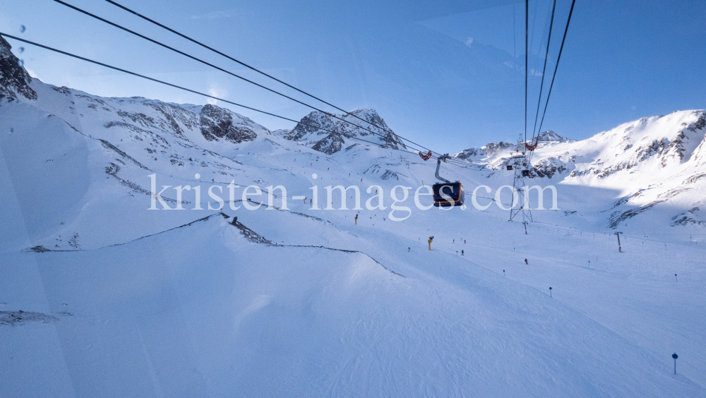 Stubaier Gletscher, Tirol, Austria / 3S Eisgratbahn by kristen-images.com