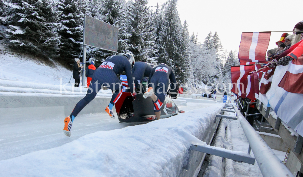 4er Bob Weltcup Herren 2020 Innsbruck-Igls by kristen-images.com