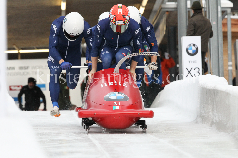 4er Bob Weltcup Herren 2020 Innsbruck-Igls by kristen-images.com