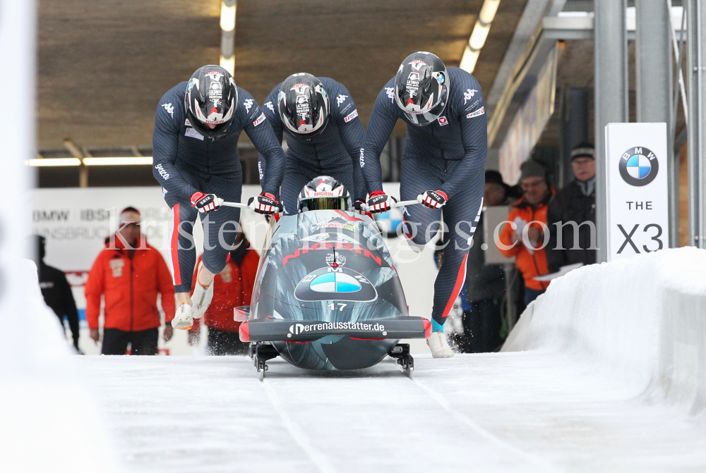 4er Bob Weltcup Herren 2020 Innsbruck-Igls by kristen-images.com