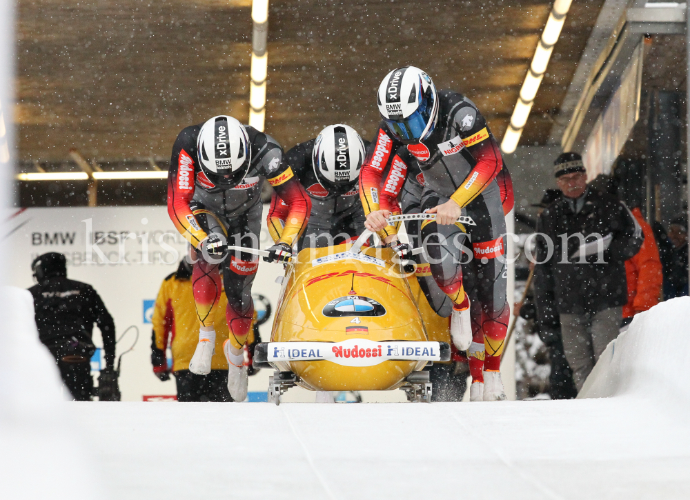 4er Bob Weltcup Herren 2020 Innsbruck-Igls by kristen-images.com