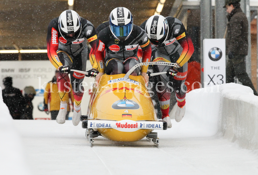 4er Bob Weltcup Herren 2020 Innsbruck-Igls by kristen-images.com