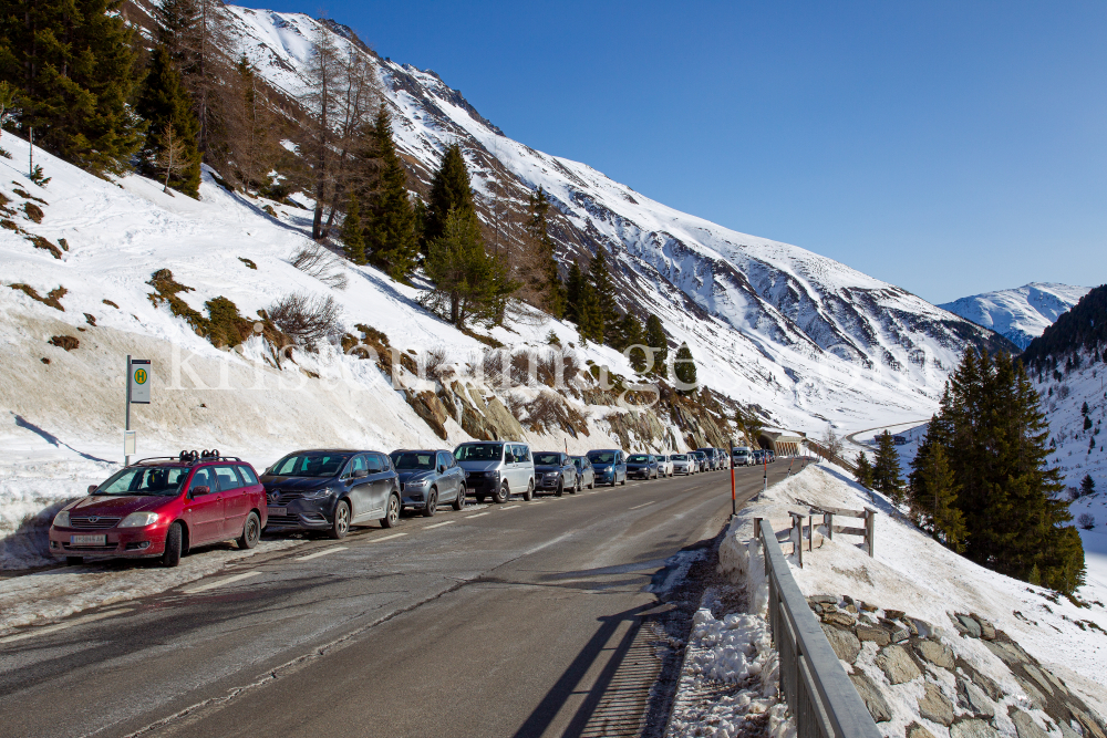 Straße ins Kühtai, Tirol, Austria by kristen-images.com