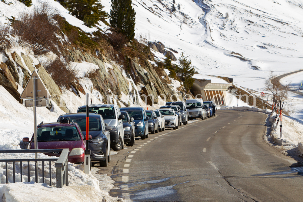 Straße ins Kühtai, Tirol, Austria by kristen-images.com