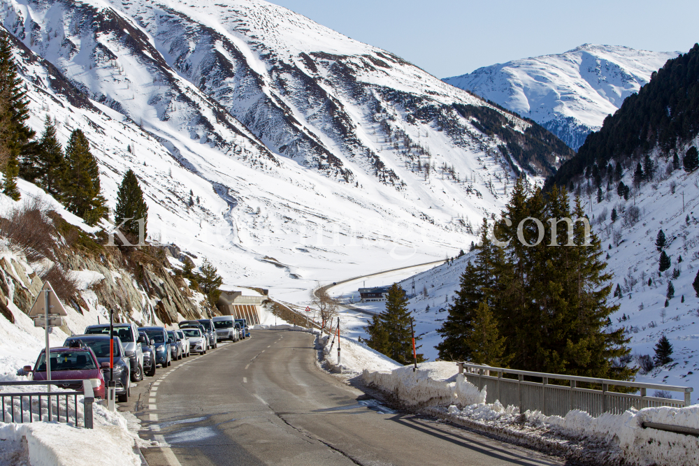 Straße ins Kühtai, Tirol, Austria by kristen-images.com