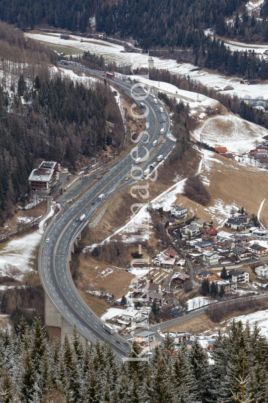 Brennerautobahn, Steinach am Brenner, Tirol, Austria by kristen-images.com