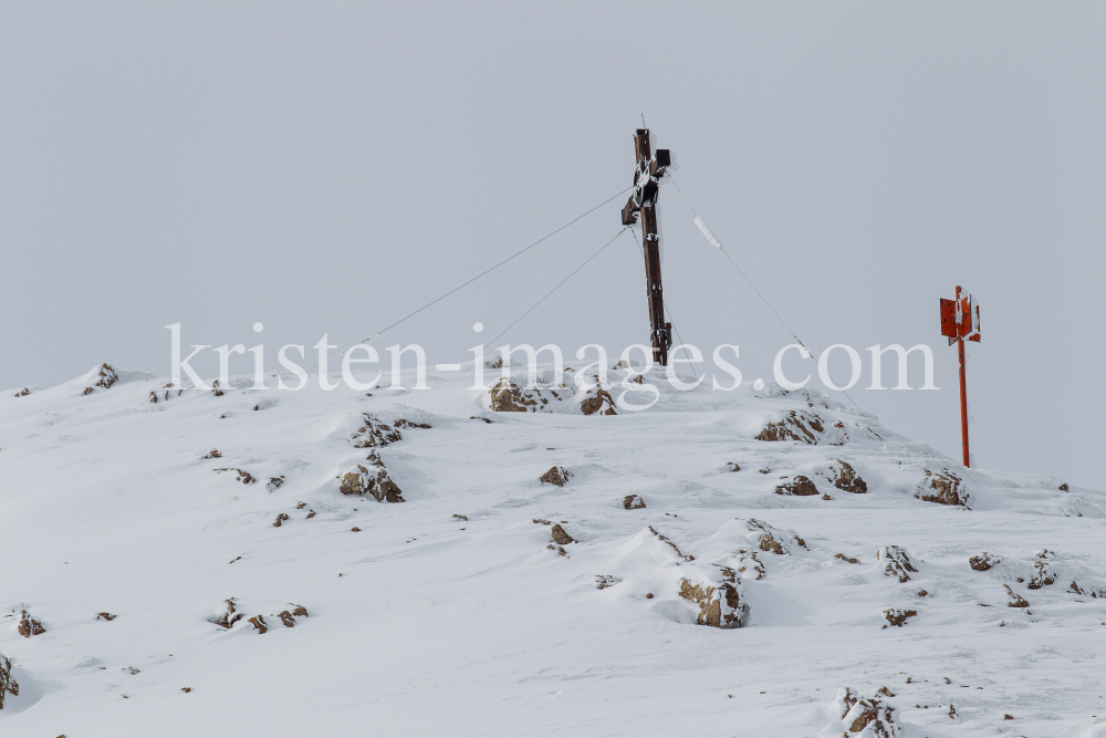 Gipfelkreuz Nösslachjoch, Tirol, Austria by kristen-images.com