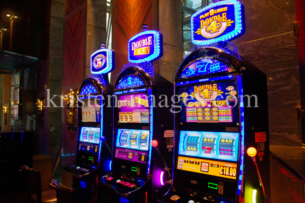 Spielautomaten / Casino Innsbruck, Tirol, Austria by kristen-images.com