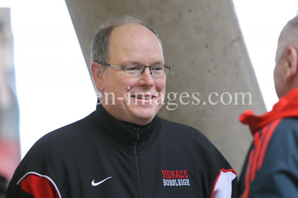 Fürst Albert II. von Monco / Skeleton Europapokal der Senioren / Innsbruck-Igls by kristen-images.com