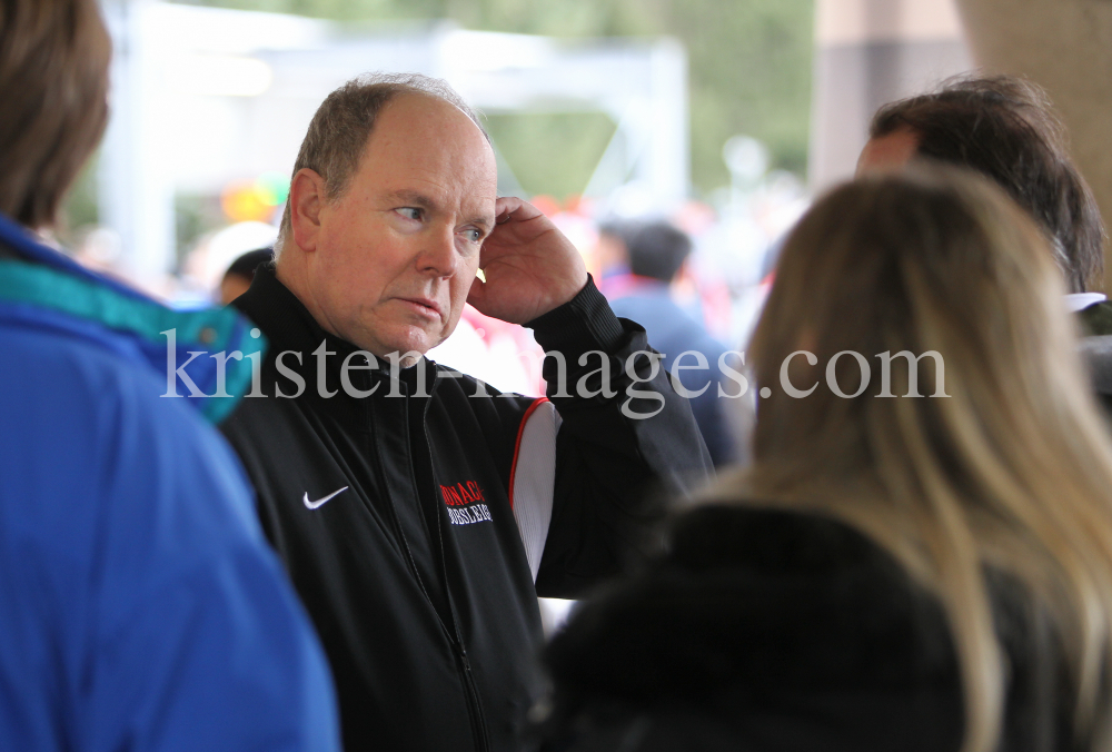 Fürst Albert II. von Monco / Skeleton Europapokal der Senioren / Innsbruck-Igls by kristen-images.com