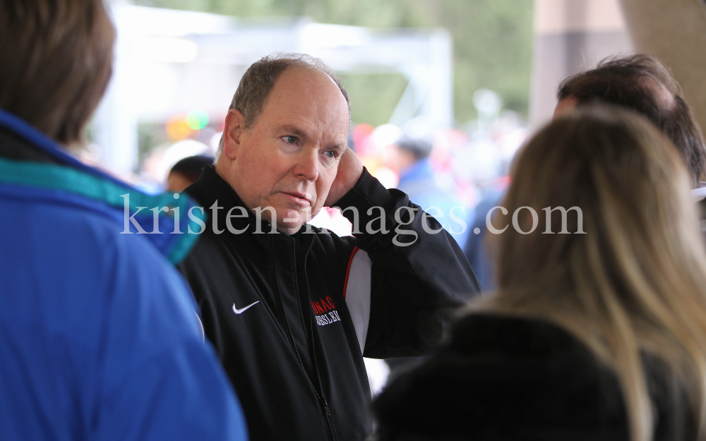 Fürst Albert II. von Monco / Skeleton Europapokal der Senioren / Innsbruck-Igls by kristen-images.com