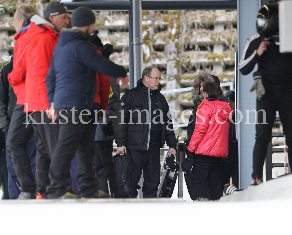 Fürst Albert II. von Monco / Skeleton Europapokal der Senioren / Innsbruck-Igls by kristen-images.com