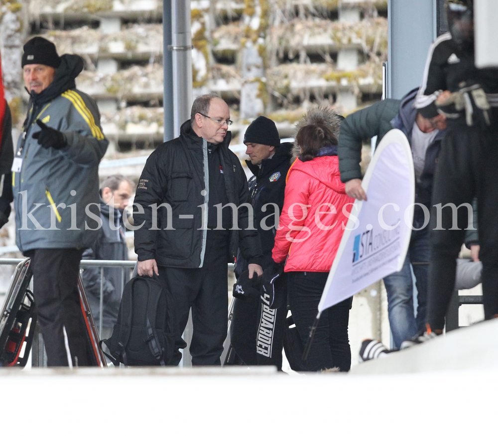 Fürst Albert II. von Monco / Skeleton Europapokal der Senioren / Innsbruck-Igls by kristen-images.com