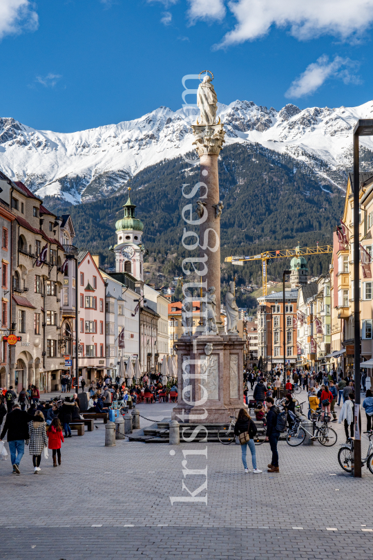 Maria-Theresien-Straße, Innsbruck, Tirol, Austria by kristen-images.com