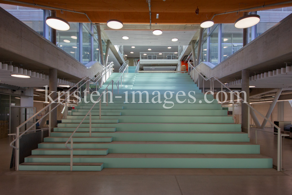 Schulcampus der NMS, Ski Mittelschule Neustift im  Stubaital, Tirol by kristen-images.com