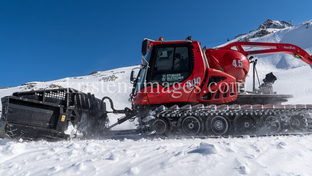 Pistenraupe / Stubaier Gletscher, Stubaital, Tirol, Austria by kristen-images.com