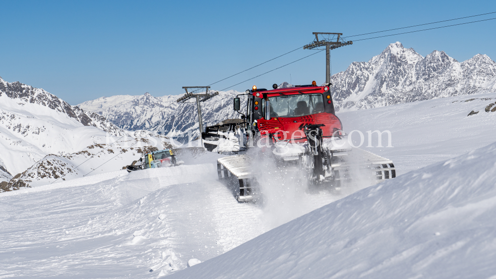 Pistenraupe / Stubaier Gletscher, Stubaital, Tirol, Austria by kristen-images.com