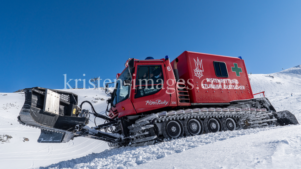 Pistenrettung / Stubaier Gletscher, Stubaital, Tirol, Austria by kristen-images.com