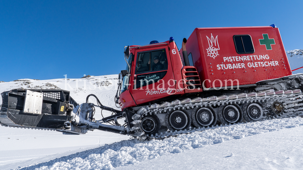 Pistenrettung / Stubaier Gletscher, Stubaital, Tirol, Austria by kristen-images.com