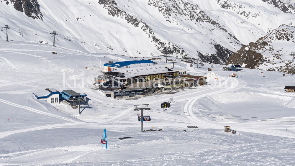 Bergstation, Restaurant Gamsgarten / Stubaier Gletscher, Stubaital, Tirol, Austria by kristen-images.com