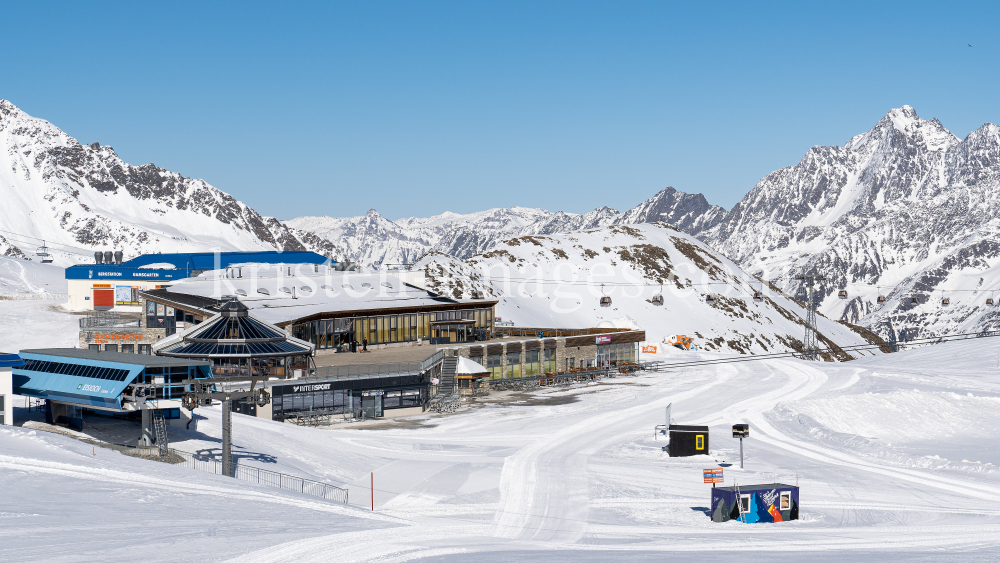 Bergstation, Restaurant Gamsgarten / Stubaier Gletscher, Stubaital, Tirol, Austria by kristen-images.com