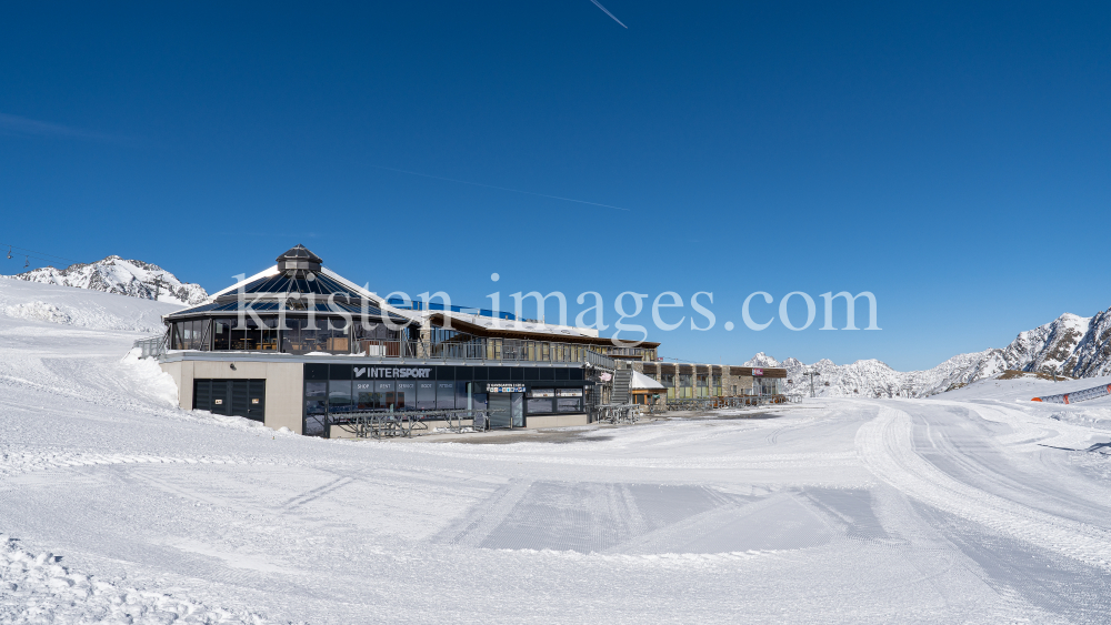 Bergstation, Restaurant Gamsgarten / Stubaier Gletscher, Stubaital, Tirol, Austria by kristen-images.com