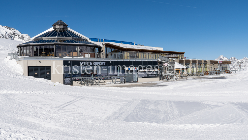 Bergstation, Restaurant Gamsgarten / Stubaier Gletscher, Stubaital, Tirol, Austria by kristen-images.com