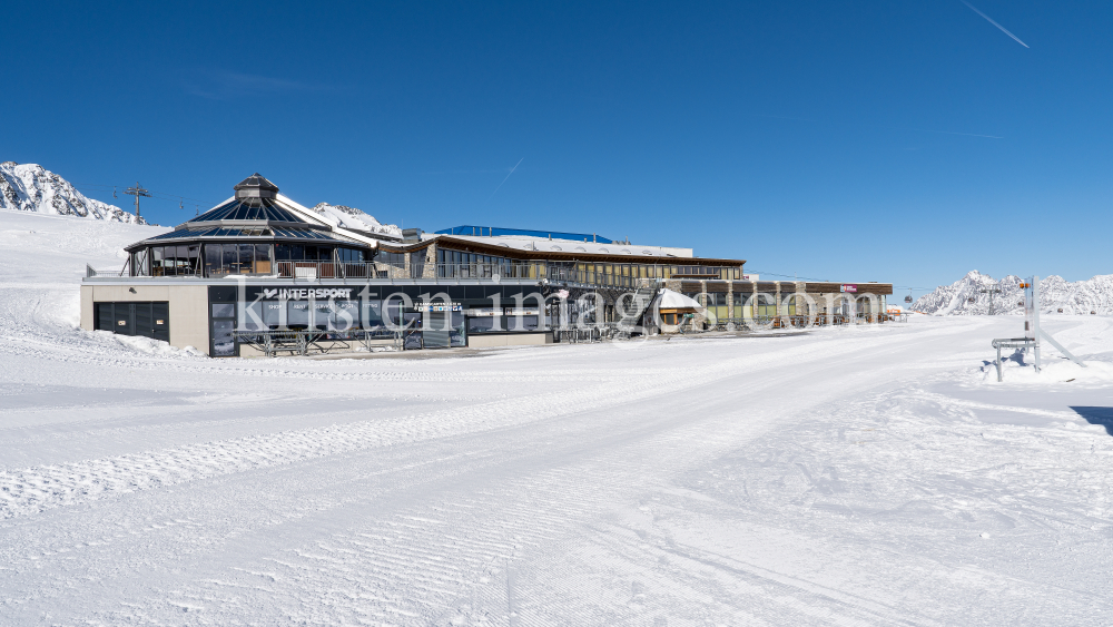 Bergstation, Restaurant Gamsgarten / Stubaier Gletscher, Stubaital, Tirol, Austria by kristen-images.com