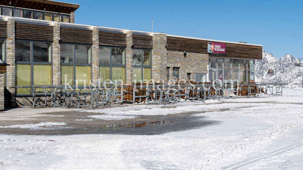 Bergstation, Restaurant Gamsgarten / Stubaier Gletscher, Stubaital, Tirol, Austria by kristen-images.com