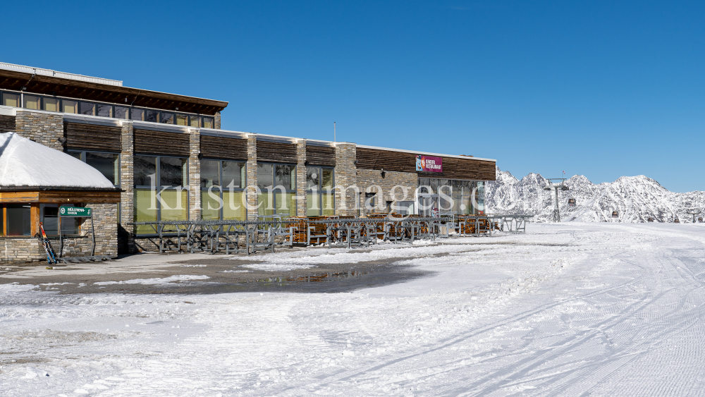 Bergstation, Restaurant Gamsgarten / Stubaier Gletscher, Stubaital, Tirol, Austria by kristen-images.com