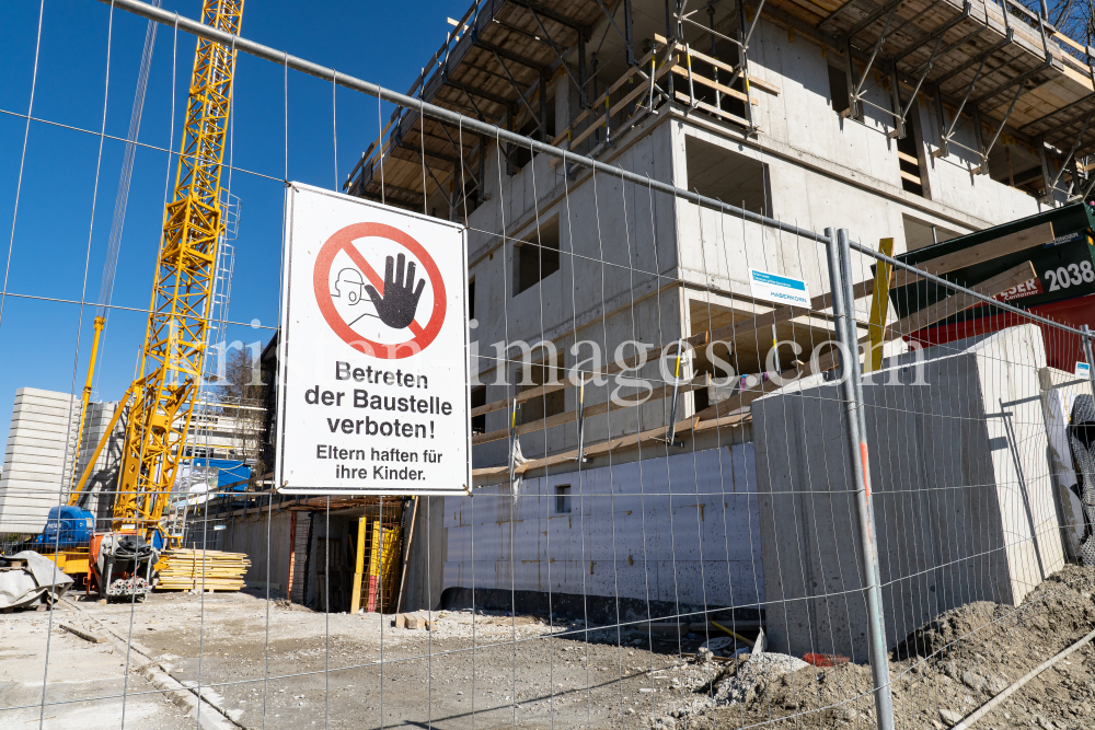 Baustelle / Igls, Innsbruck, Tirol, Austria by kristen-images.com