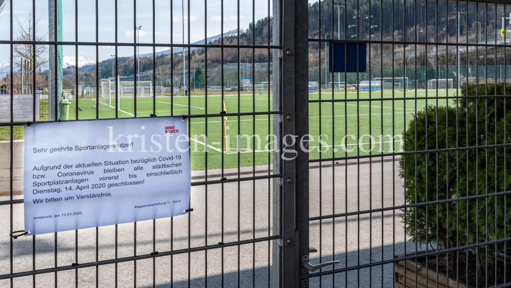 Fußballplatz Wiesengasse, Innsbruck, Tirol, Austria by kristen-images.com