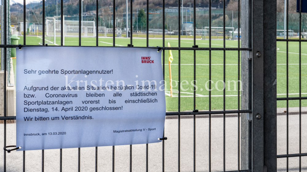 Fußballplatz Wiesengasse, Innsbruck, Tirol, Austria by kristen-images.com