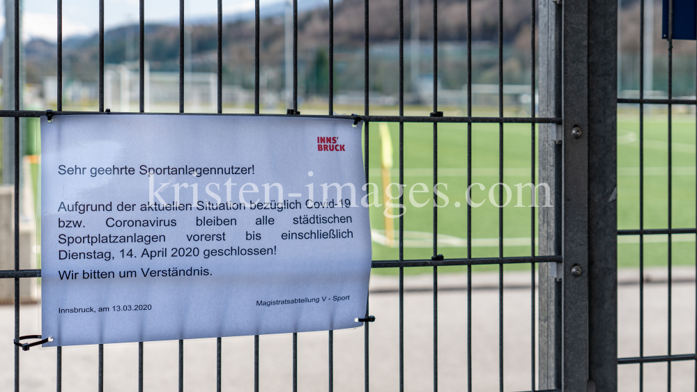 Fußballplatz Wiesengasse, Innsbruck, Tirol, Austria by kristen-images.com