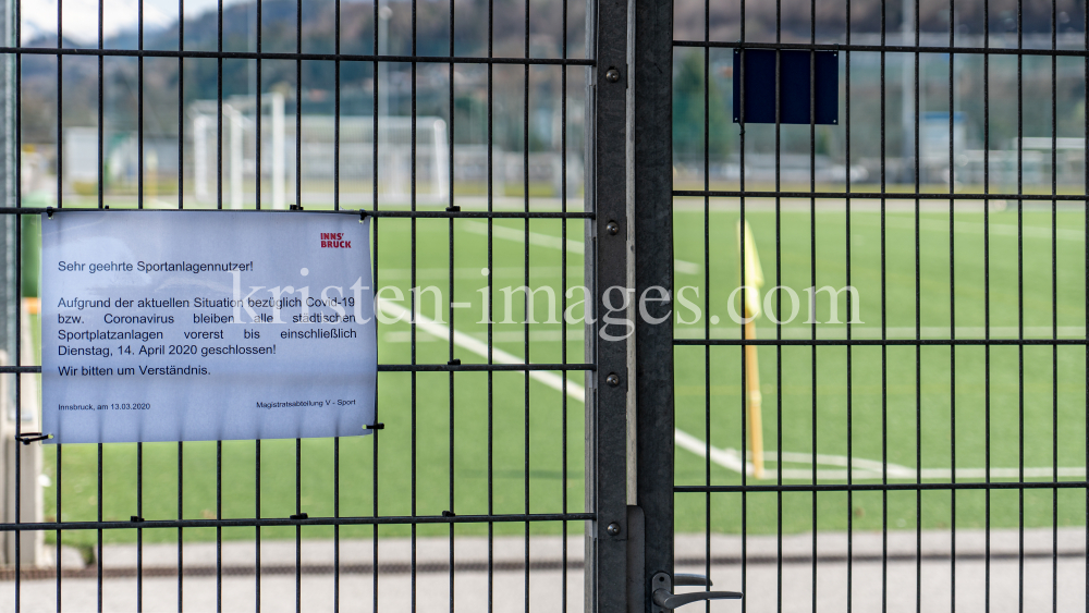 Fußballplatz Wiesengasse, Innsbruck, Tirol, Austria by kristen-images.com