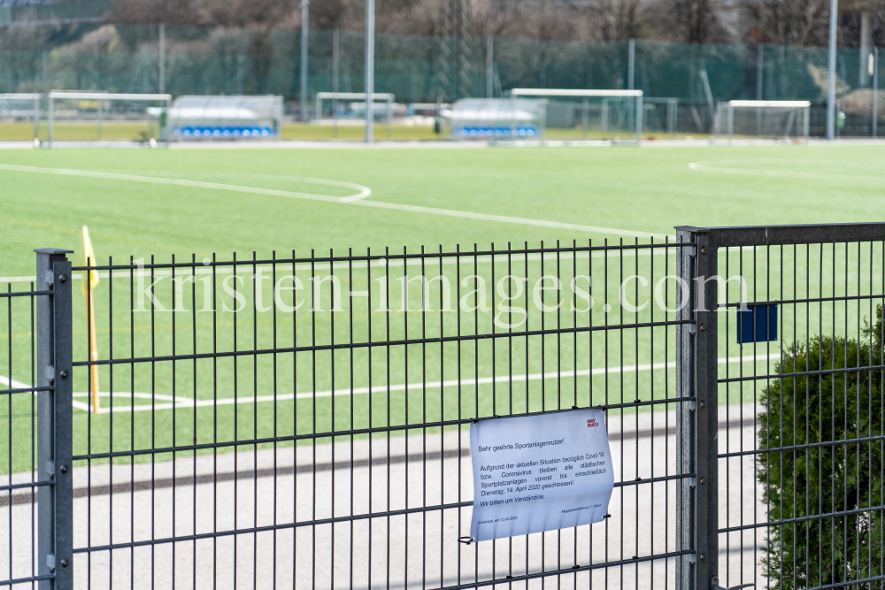 Fußballplatz Wiesengasse, Innsbruck, Tirol, Austria by kristen-images.com