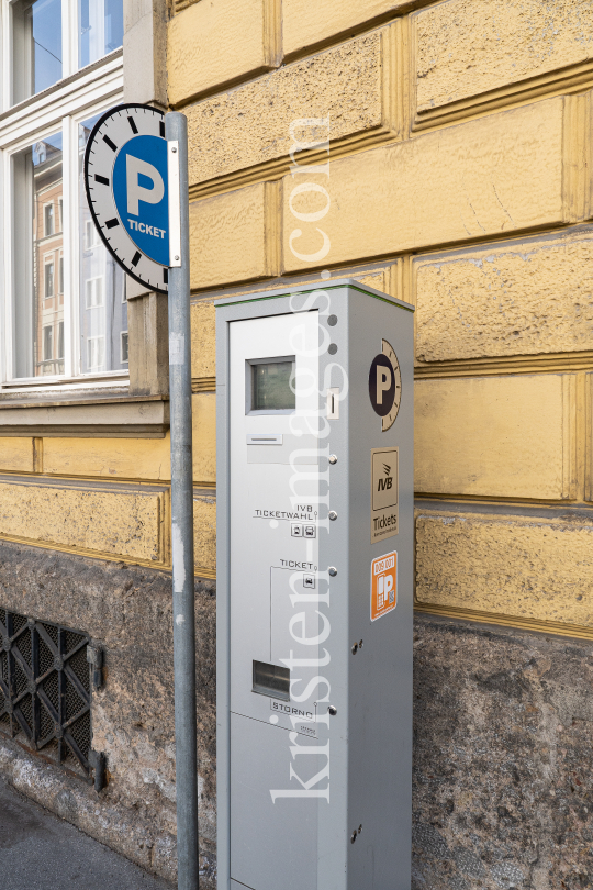 Parkscheinautomat / Innsbruck, Tirol, Austria by kristen-images.com