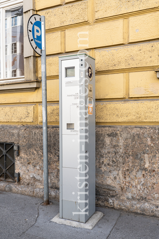 Parkscheinautomat / Innsbruck, Tirol, Austria by kristen-images.com