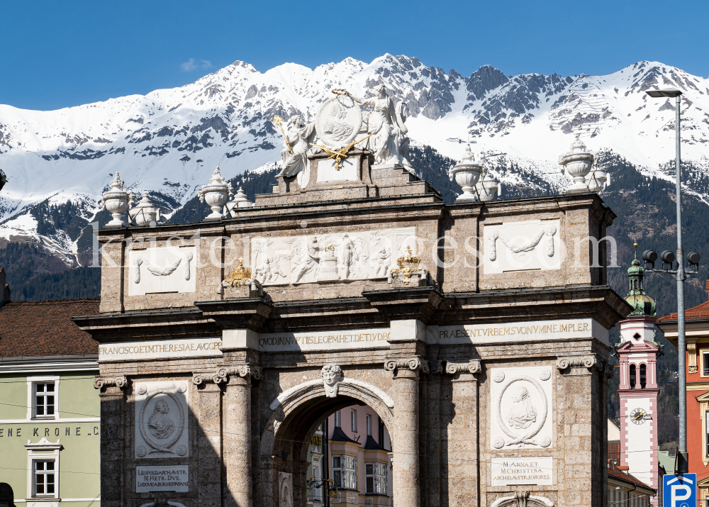 Triumphpforte, Innsbruck, Tirol, Austria by kristen-images.com