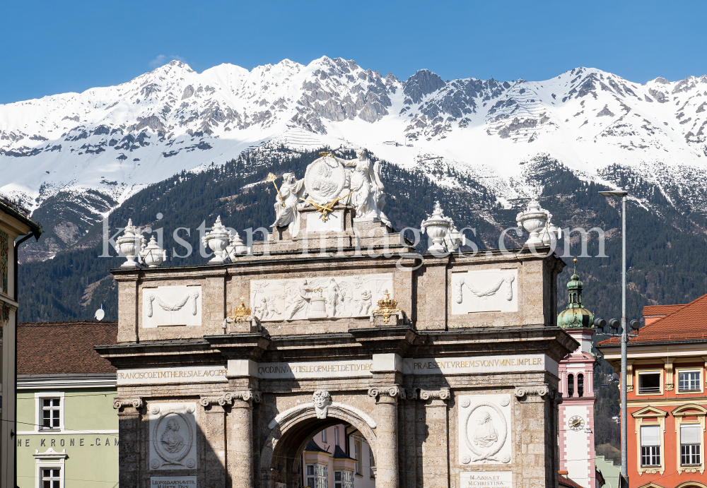 Triumphpforte, Innsbruck, Tirol, Austria by kristen-images.com