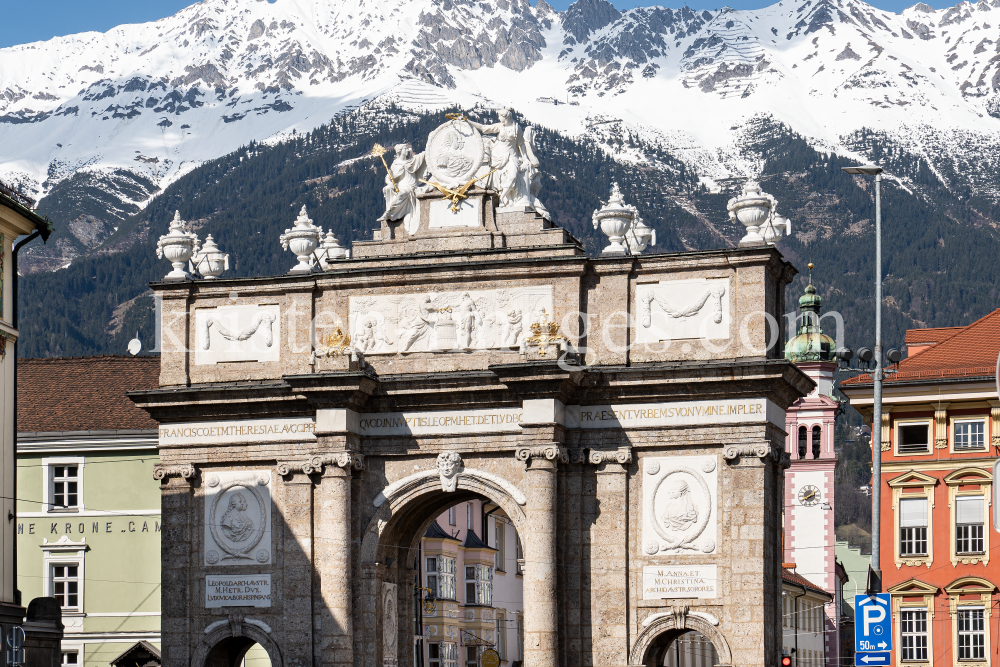 Triumphpforte, Innsbruck, Tirol, Austria by kristen-images.com