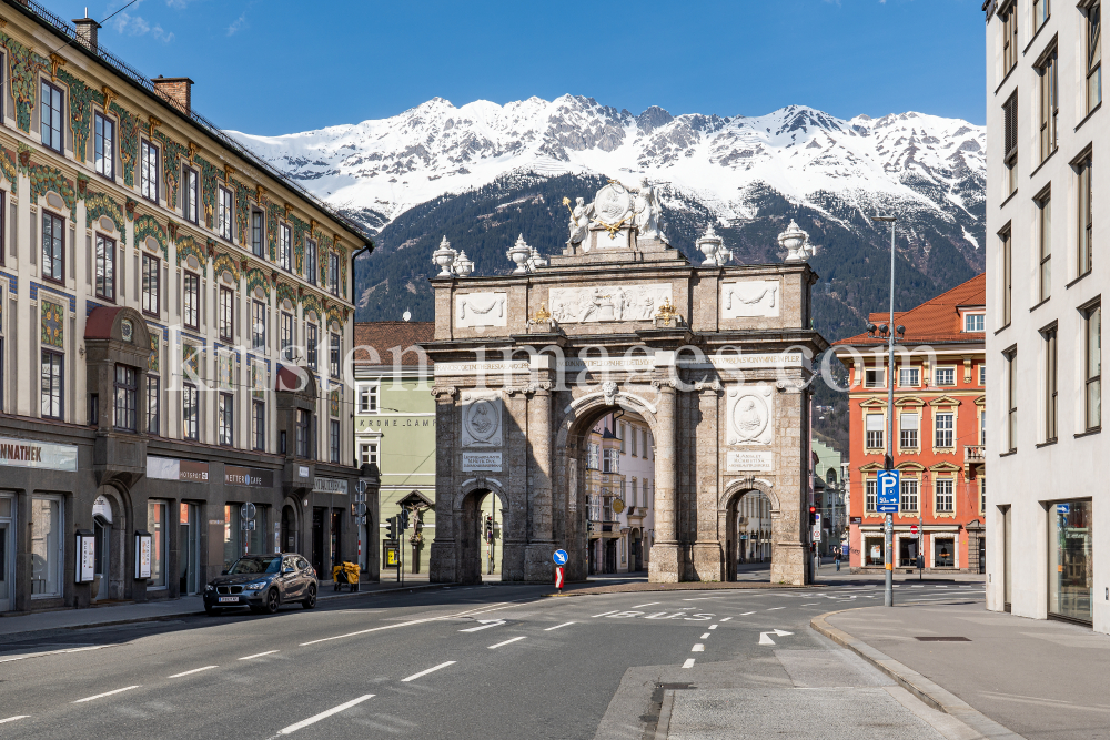 Triumphpforte, Innsbruck, Tirol, Austria by kristen-images.com