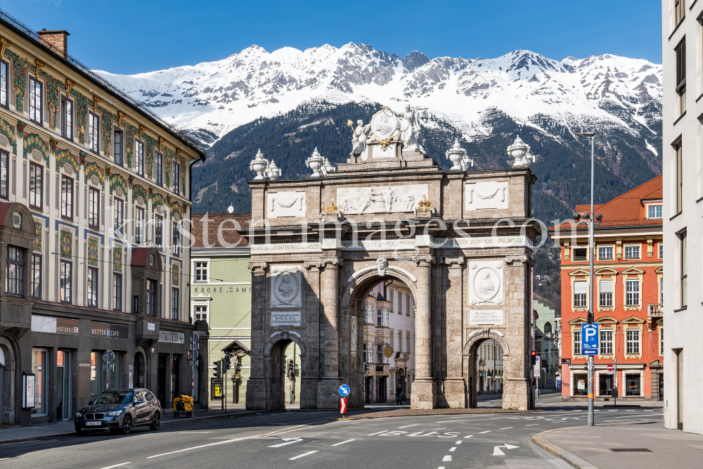 Triumphpforte, Innsbruck, Tirol, Austria by kristen-images.com