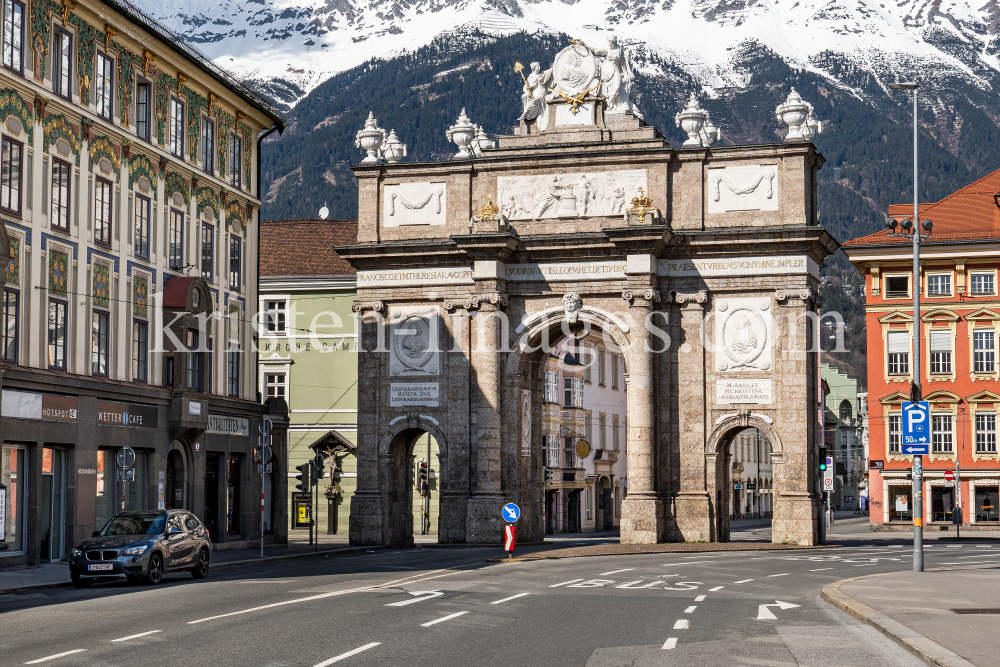 Triumphpforte, Innsbruck, Tirol, Austria by kristen-images.com