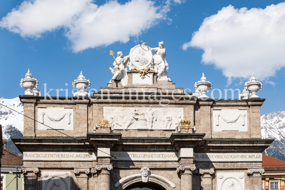 Triumphpforte, Innsbruck, Tirol, Austria by kristen-images.com