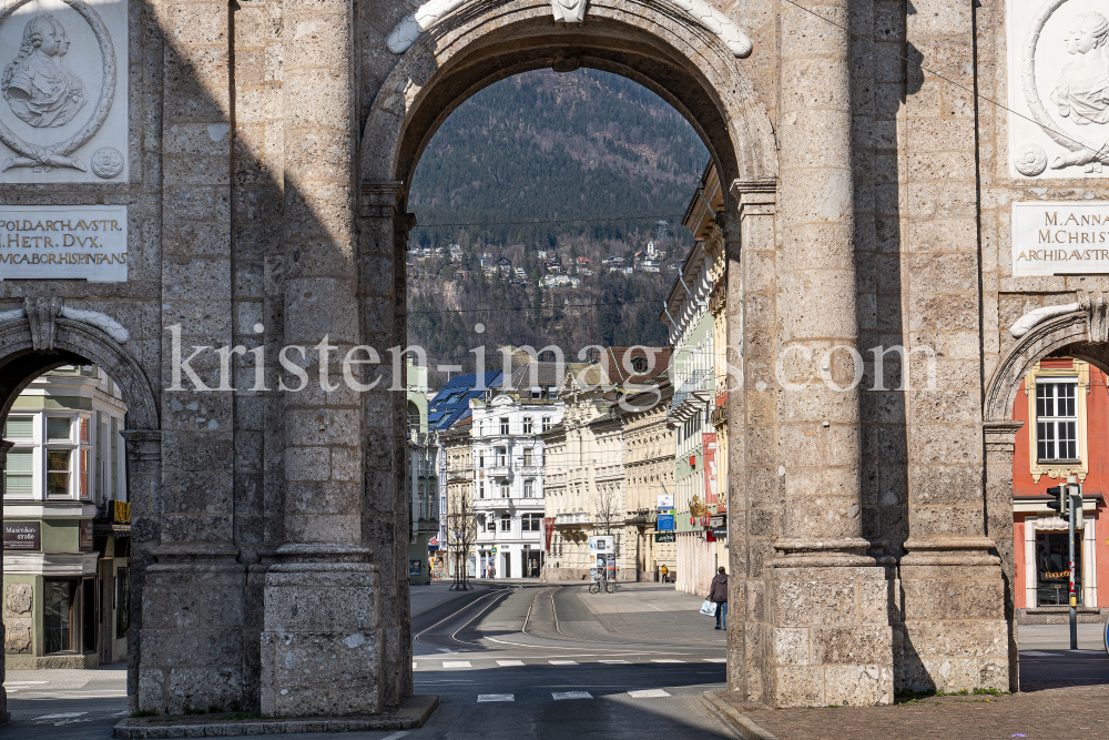 Triumphpforte, Innsbruck, Tirol, Austria by kristen-images.com