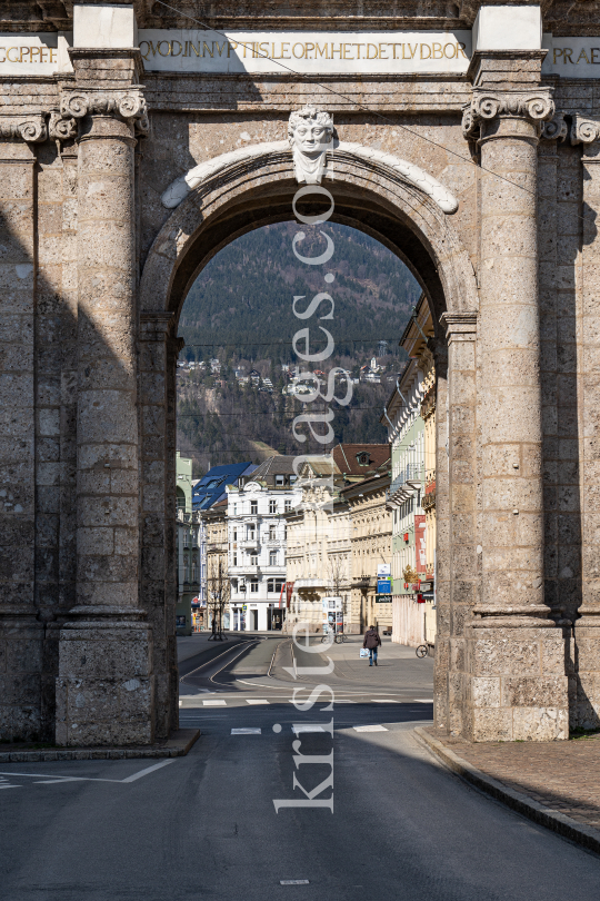 Triumphpforte, Innsbruck, Tirol, Austria by kristen-images.com