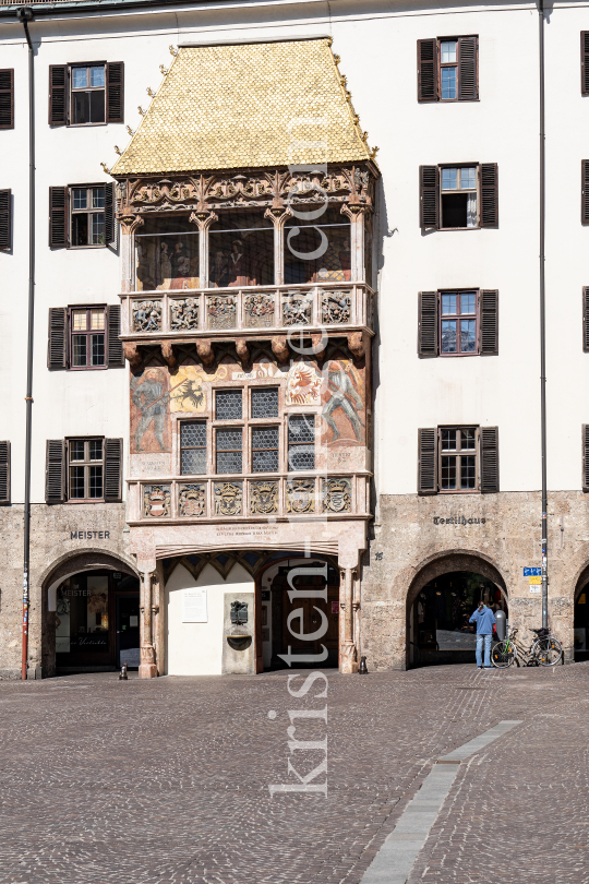 Goldenes Dachl, Altstadt, Innsbruck, Tirol, Austria by kristen-images.com